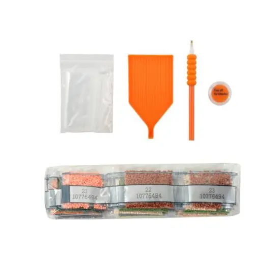 16" x 20" Castle & Owl Diamond Art Kit by Make Market&reg; {4}