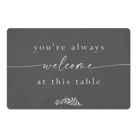 Always Welcome At This Table 18" x 27" Floor Mat {1}