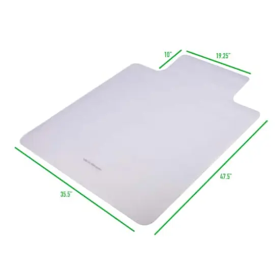 Mind Reader Clear Office Chair Mat for Hardwood Floors {4}