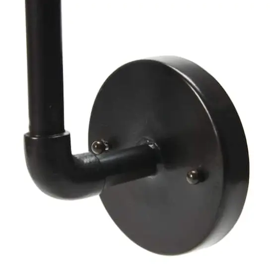 Hello Honey® Metal Wall Sconce with Round Shade Bronze Finish {7}