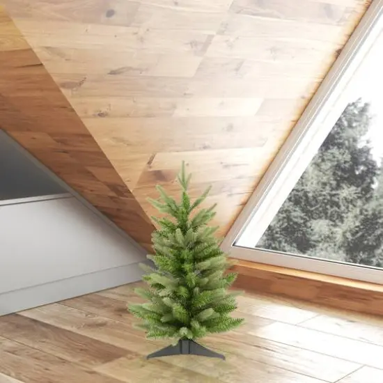2ft. Unlit Fraser Fir Artificial Christmas Tree {3}