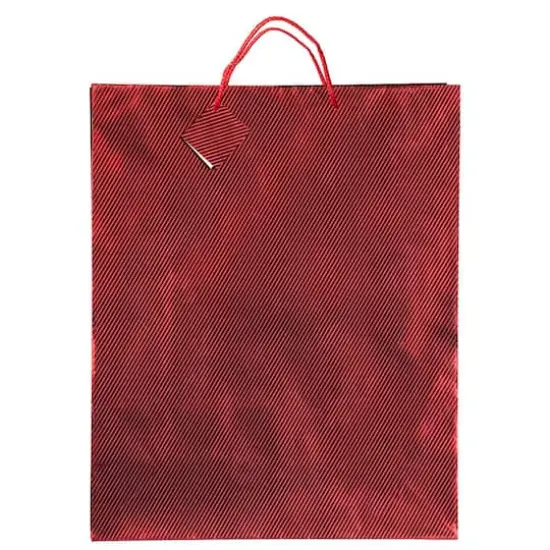 JAM Paper Extra-Large Red Foil Gift Bags, 100ct.  {3}