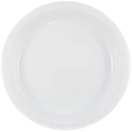 JAM Paper 9" Plastic Party Plates, 20ct. White {1}