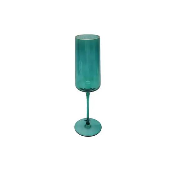 9.5oz. Glass Flute by Ashland&reg; Teal {1}
