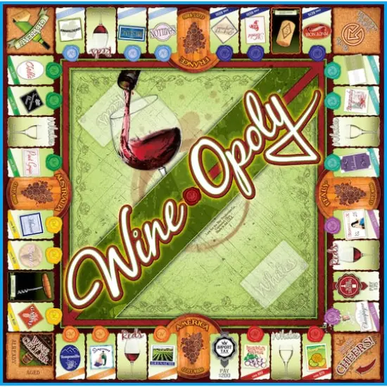 Late For The Sky Wineopoly Game {5}