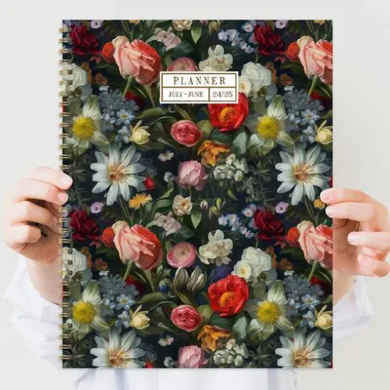 TF Publishing 2024 - 2025 English Garden Large Spiral Planner {7}