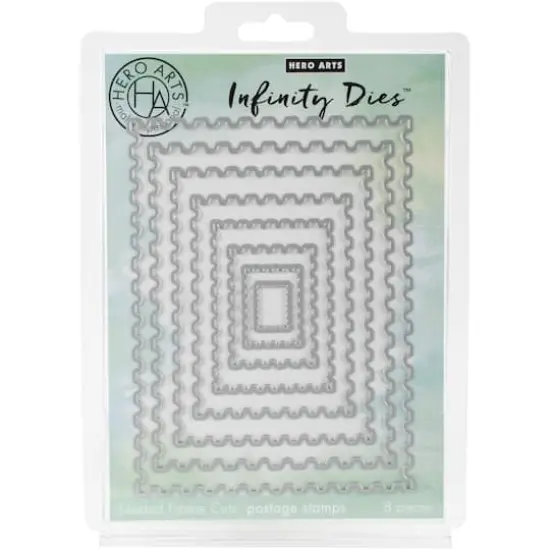 Hero Arts Infinity Dies-Nesting Postage Stamps {1}