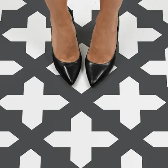 FloorPops Nordic Peel & Stick Floor Tiles {5}