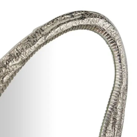 Silver Contemporary Wall Mirror, 23" x 2" x 35" {4}