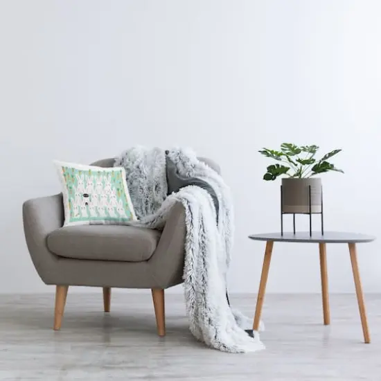 Stupell Industries Cat Mixed with Bunnies Decorative Printed Throw Pillow {3}