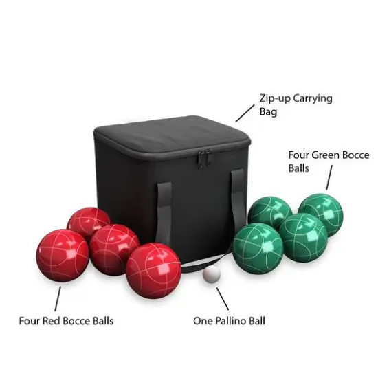 Toy Time Bocce Ball Set with Carrying Case {4}