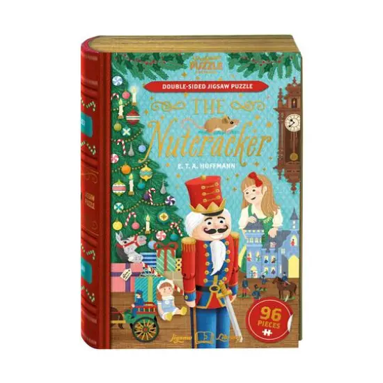 E.T.A. Hoffman's The Nutcracker Double-Sided Jigsaw Puzzle: 96 Pcs {1}