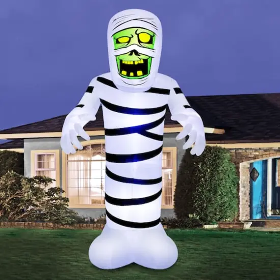 20ft. Airflowz&reg; Inflatable Halloween Light Up Mummy {4}