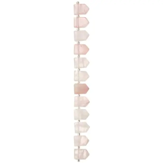 Rose Quartz Arrow Beads by Bead Landing&trade;, 18mm {4}