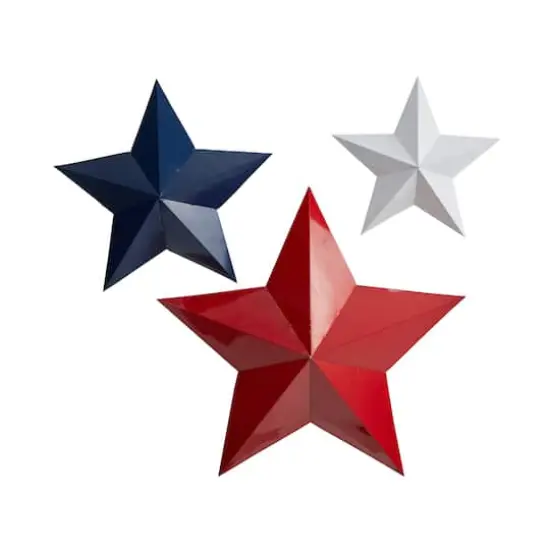 Americana Farmhouse Stars Wall D&eacute;cor Set {1}