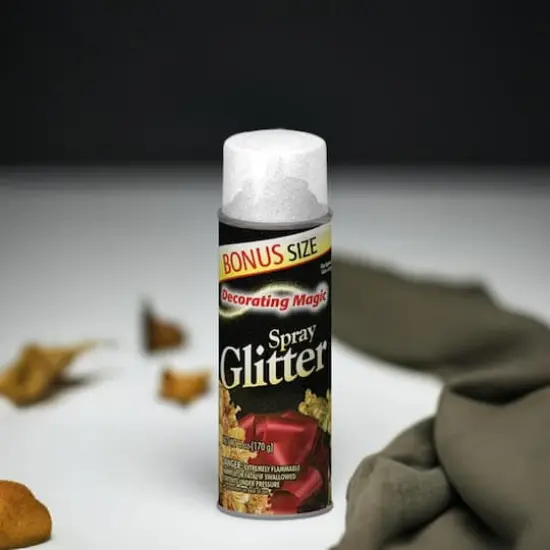 Decorating Magic&reg; Silver Spray Glitter, 6oz. {1}