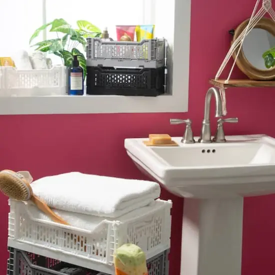 Simplify Collapsible Storage Crate Black {5}