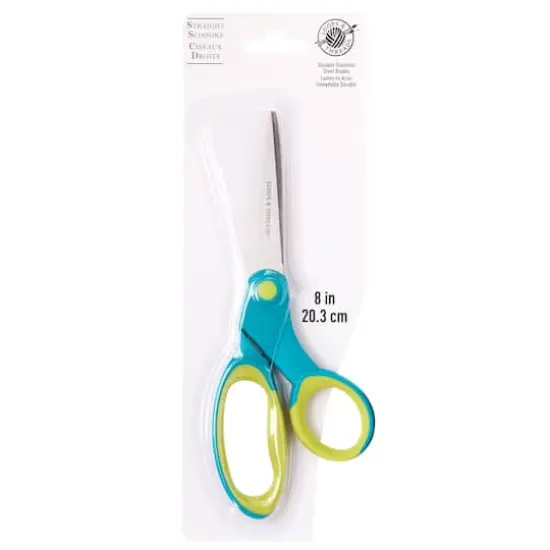 8" Straight Scissors by Loops & Threads&reg; {4}