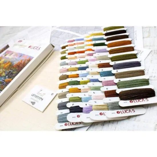 Luca-S Autumn Creek Mill Counted Cross Stitch Kit {9}