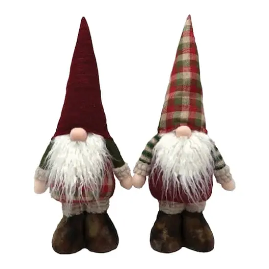 Santa's Workshop 14" Plaid Gnomes, 2ct. {3}