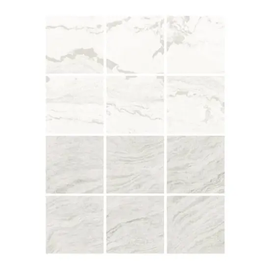 FloorPops Checkered Peel & Stick Floor Tiles Beige {7}