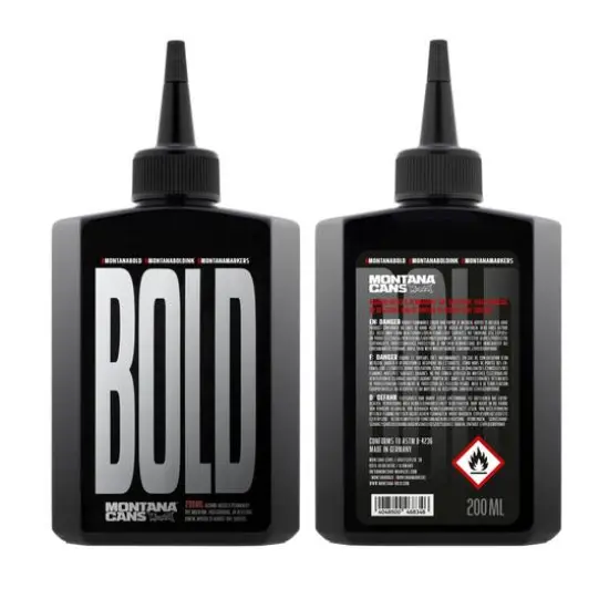 Montana BOLD Ultra Black Ink Refill, 200mL {3}