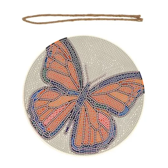 Butterfly Wood Plaque Diamond Art Kit by Make Market&reg; {3}
