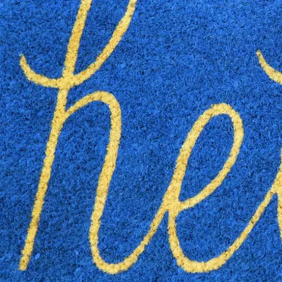 DII&reg; Hello Doormat Blue {9}