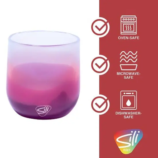Silipint&reg; 12oz. Mountain Air & Desert Sun Silicone Stemless Wine Glasses, 2ct. {3}