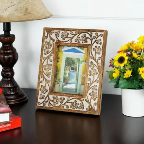 2 Pack Brown Mango Wood Natural 9" x 11" Frame {1}