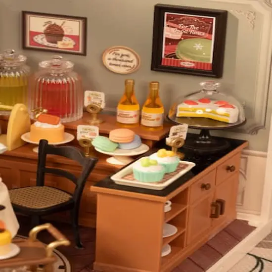 Rolife&reg; Super Creator Sweet Sips Tea DIY Miniature Kit {3}