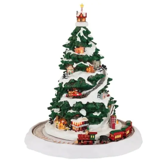 17.5" Lighted Winter Wonderland Christmas Eve Express {1}