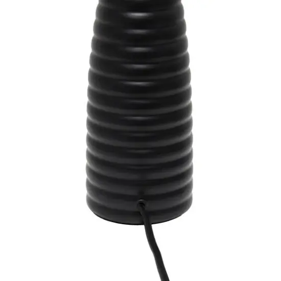 Simple Designs Alsace Bottle Table Lamp Black {8}