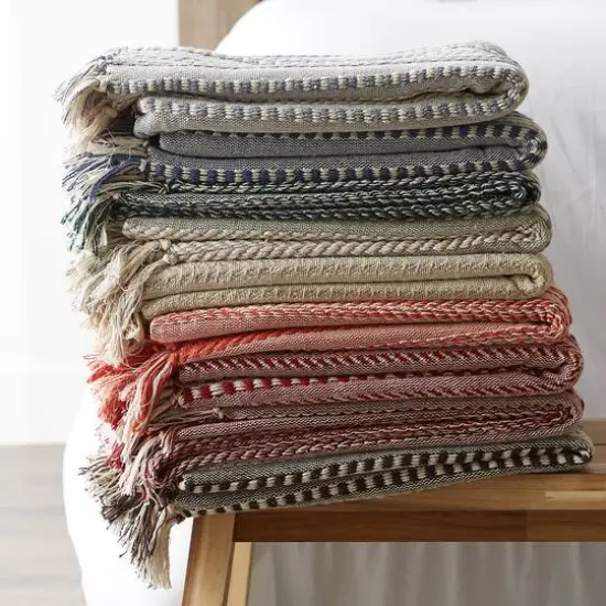 DII&reg; Braided Stripe Throw {8}