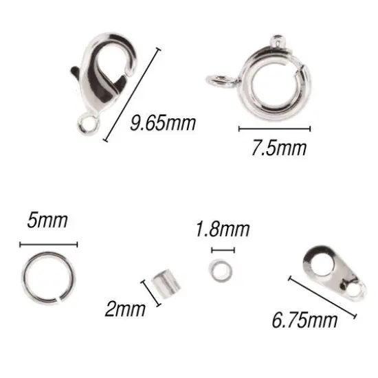 The Beadsmith® Basic Elements™ Silver-Plated Findings Assortment {4}