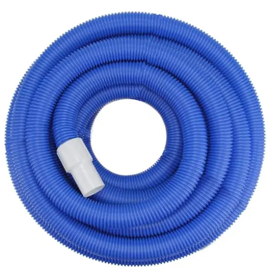 Pool Central 1.5" x 25ft. Blue Blow-Molded PE In-Ground Swimming Pool Vacuum Hose with Swivel Cuff {4}