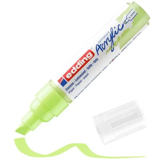 edding&reg; 5000 Broad Acrylic Marker Pastel Green {6}