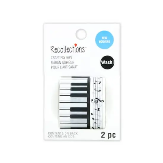 Piano Crafting Washi Tape Set by Recollections&trade; {1}