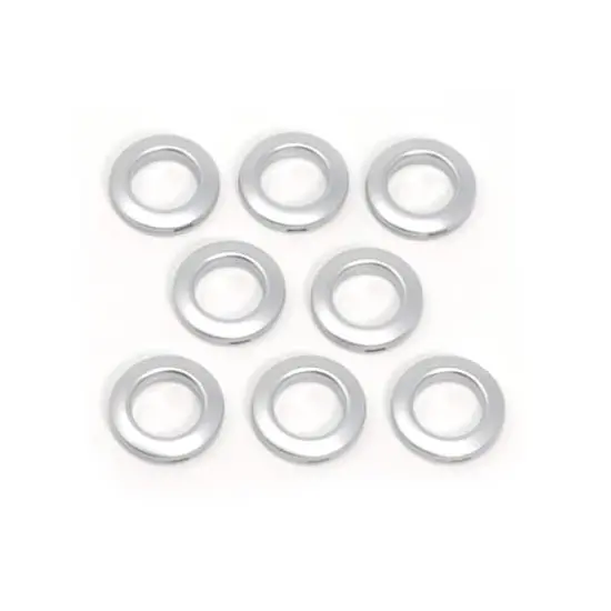 Dritz&reg; Home Brushed Silver 1" Curtain Grommets, 8ct. {3}