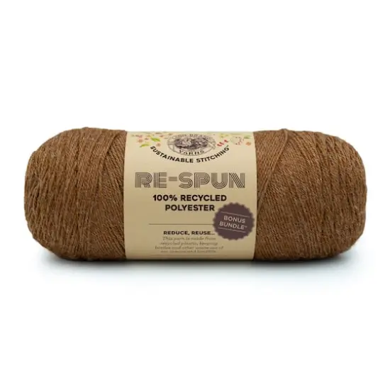 Lion Brand&reg; Sustainable Stitching&trade; Bonus Bundle&reg; Re-Spun Yarn Cider {1}