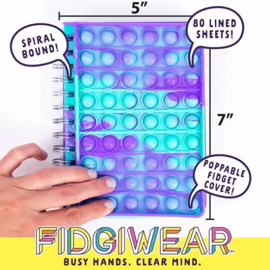 Horizon Fidgiwear Poppable Purple Journal {5}
