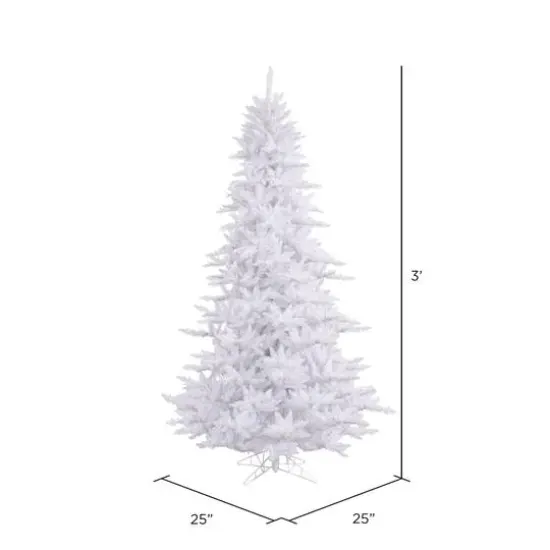3ft. Unlit White Fir Artificial Christmas Tree {4}