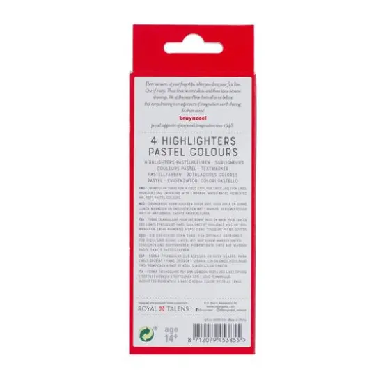 Bruynzeel Pastel Colors Highlighter Set {3}