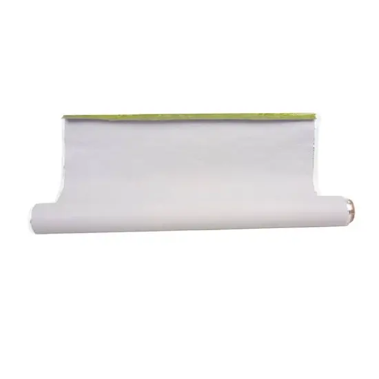 JAM Paper Windsor Cameo Floral Foil Wrapping Paper, 20" x 30ft. White {1}