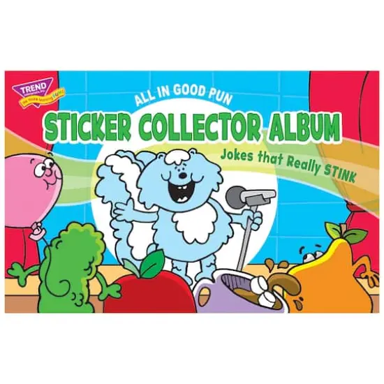 TREND Enterprises&reg; All in Good Pun Sticker Collector Albums, 3ct. {3}