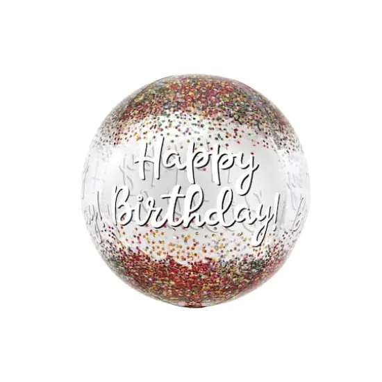 Orbz&reg; 16" Happy Birthday Sequins Foil Balloon {1}