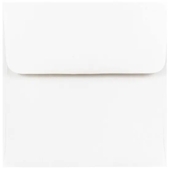 JAM Paper 4.5" White Square Invitation Envelopes {1}