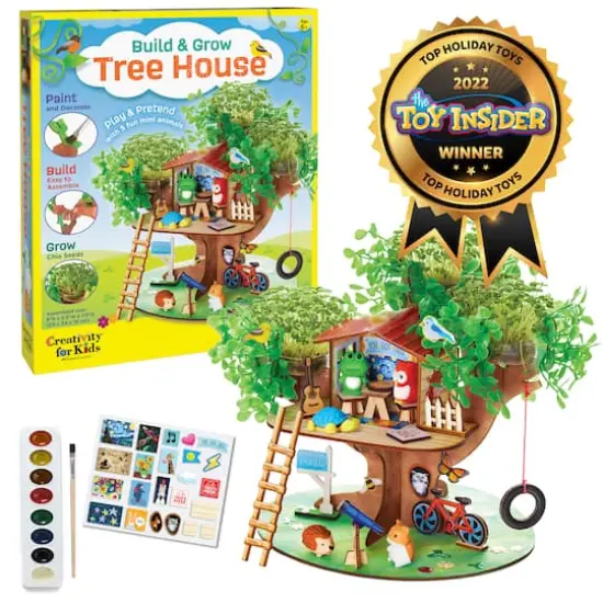 Creativity for Kids&reg; Build & Grow Tree House Kit {3}