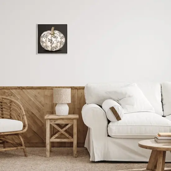 Stupell Industries Leaf Patterned Fall Pumpkin Wall Plaque Art {3}