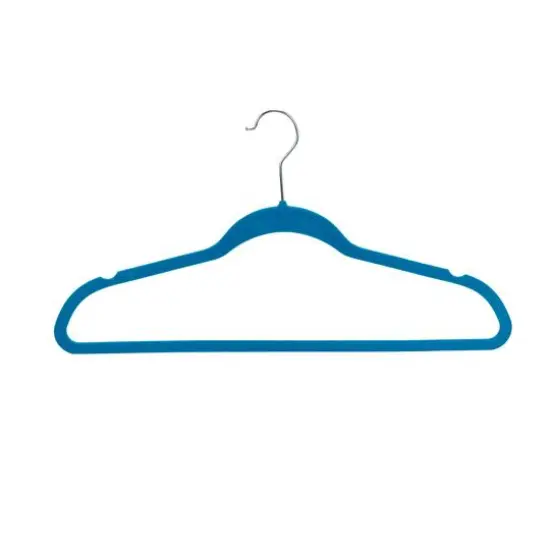 Simplify Slim Velvet Suit Hangers, 25ct. Neon {17}